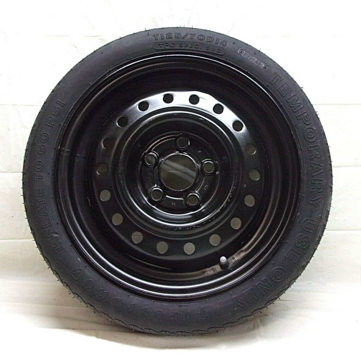 84 BUICK SKYLARK FWD USED T125 70 14 SPACE SAVER EMERGENCY SPARE TIRE