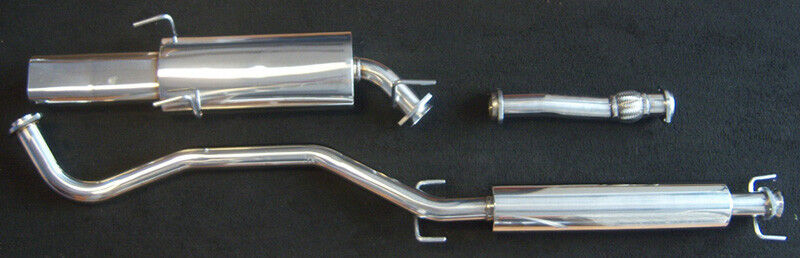 Saab 9-5 muffler stainless steel ss304 exhaust system complete custom polished