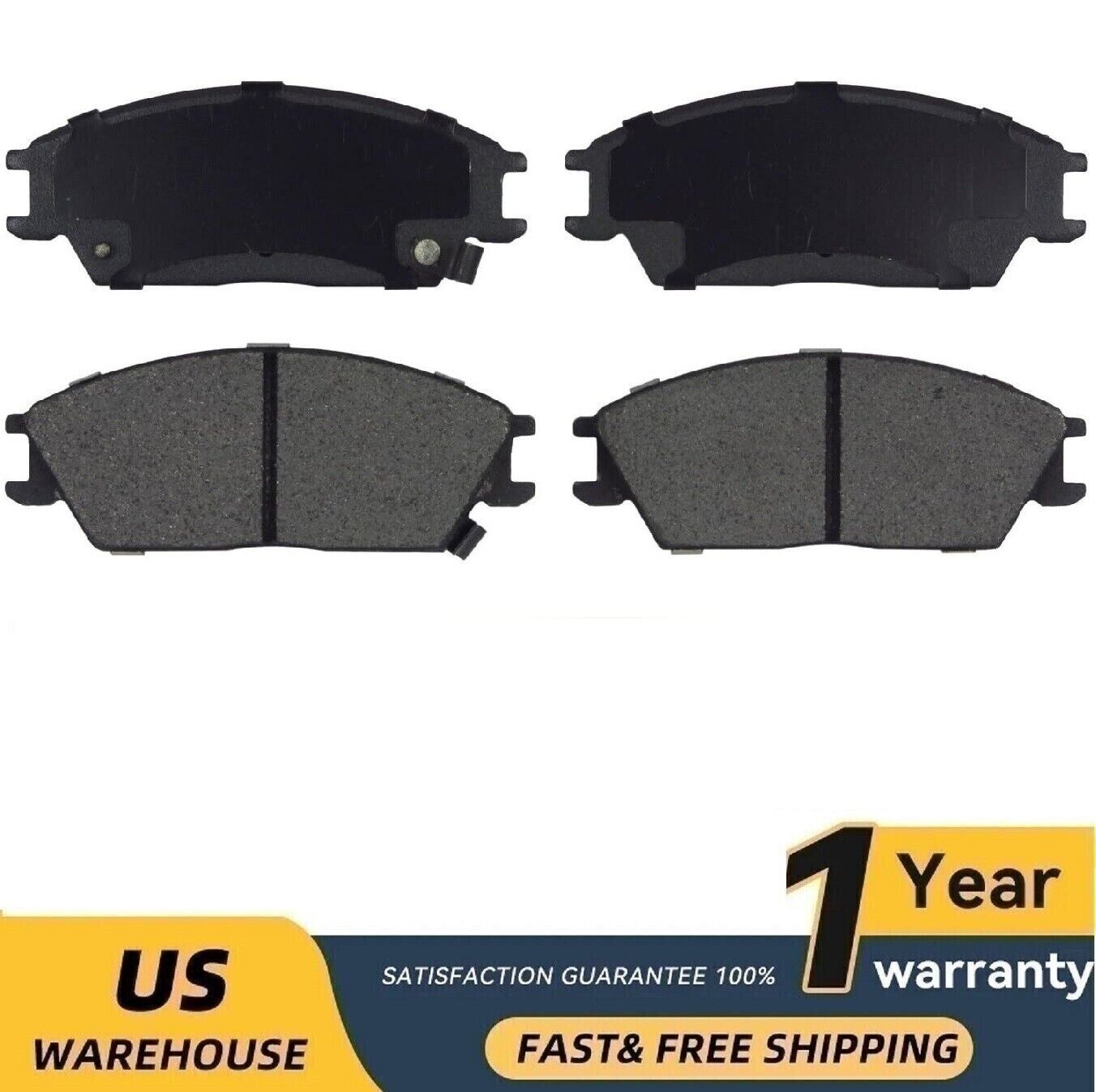 Front Brake Pads Set For Hyundai Accent Excel Scoupe Mitsubishi Precis