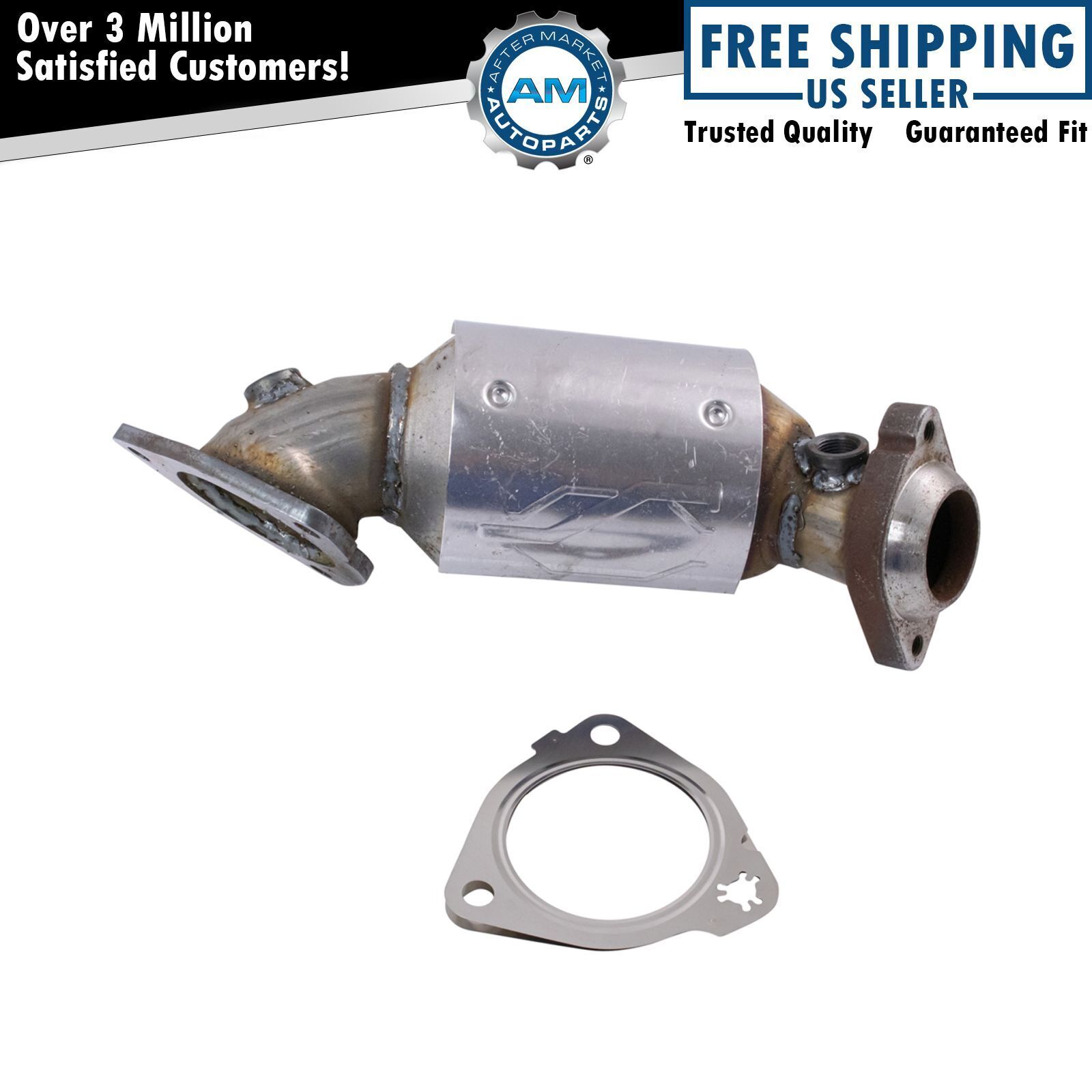Front Radiator Side Catalytic Converter Exhaust Pipe for Ford Lincoln 3.5L Turbo