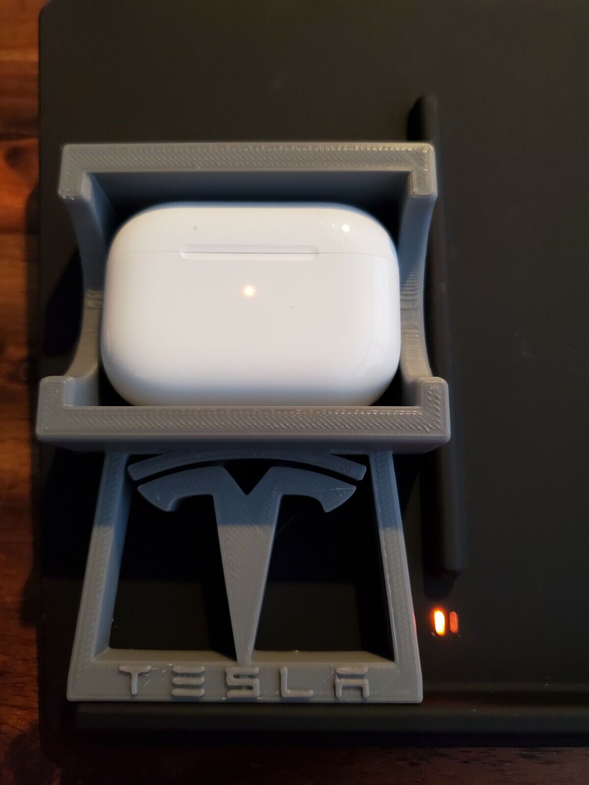 Tesla Model 3 and Y. Tesla Airpod 2 and Airpod Pro Charger dock for wireless pad