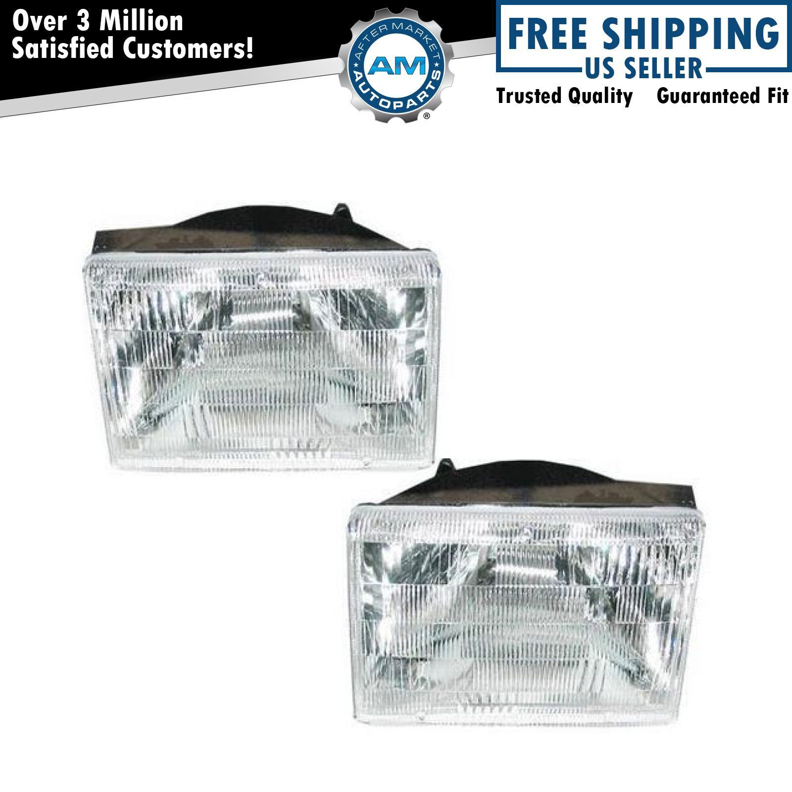 Headlight Set Left & Right For 1993-1998 Jeep Grand Cherokee CH2502104 CH2503104