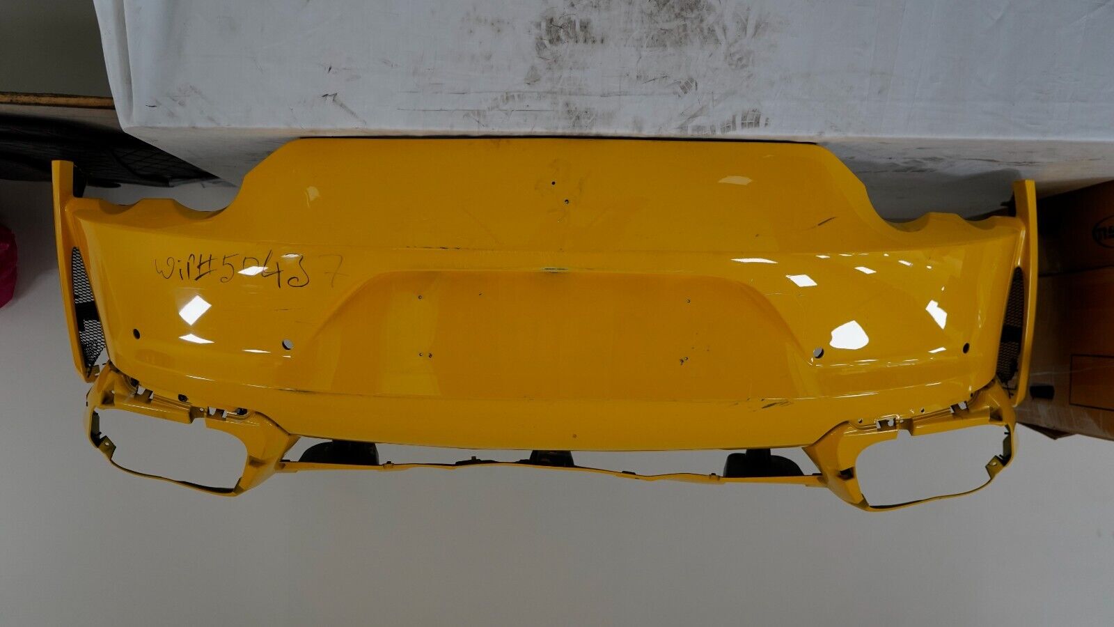Ferrari 812 superfast Rear Bumper Yellow OEM 89335300