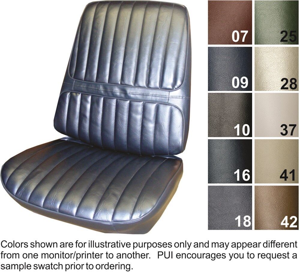 1971-72 Oldsmobile Cutlass Supreme Front & Rear Seat Covers - PUI