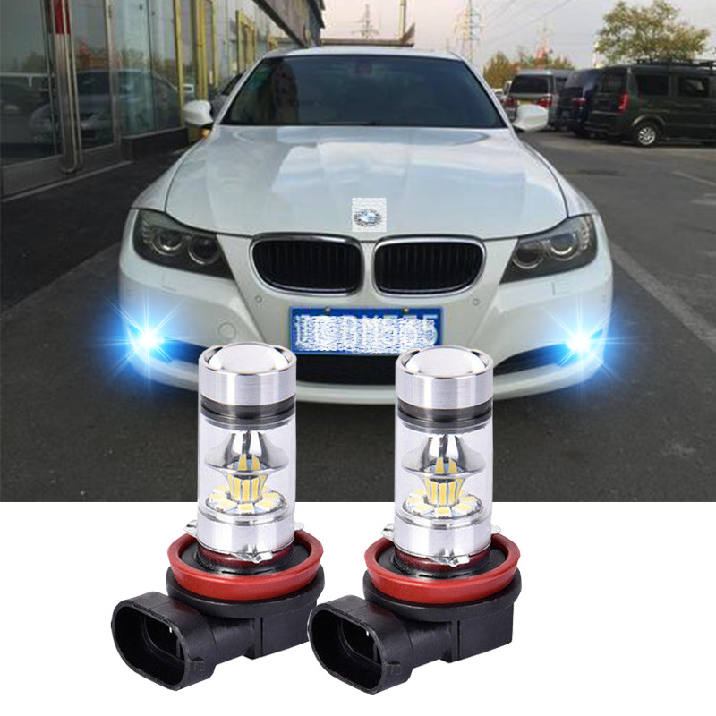 Ice Blue 8000K LED Fog Light Bulb For BMW 320i 328i 335i 525i 528i 535i xDrive