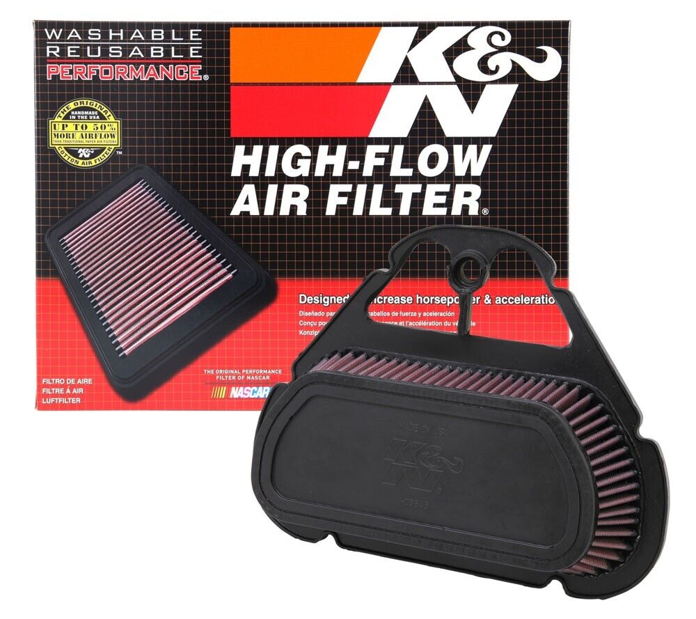 K&N Hi-Flow Air Intake Drop In Filter YA-6001 For 1999-2009 Yamaha YZF R6 R6S