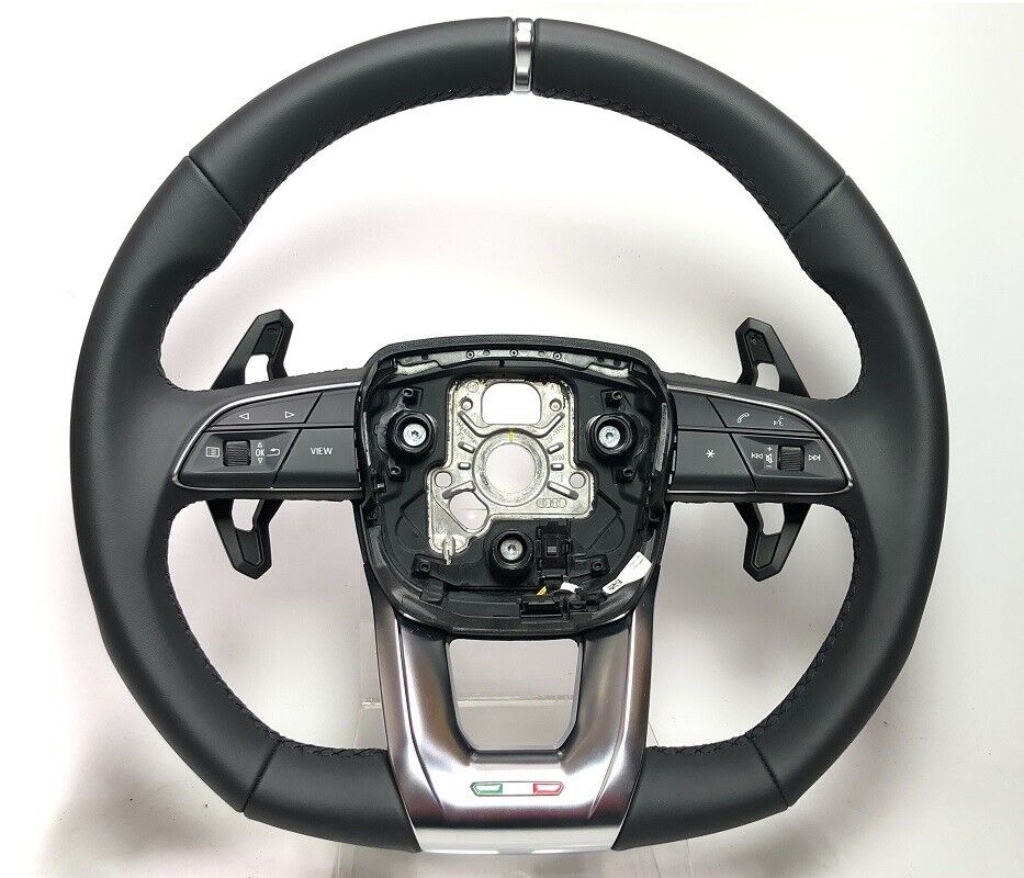 Lamborghini URUS standard steering wheel Black NAPA leather black stitching NEW