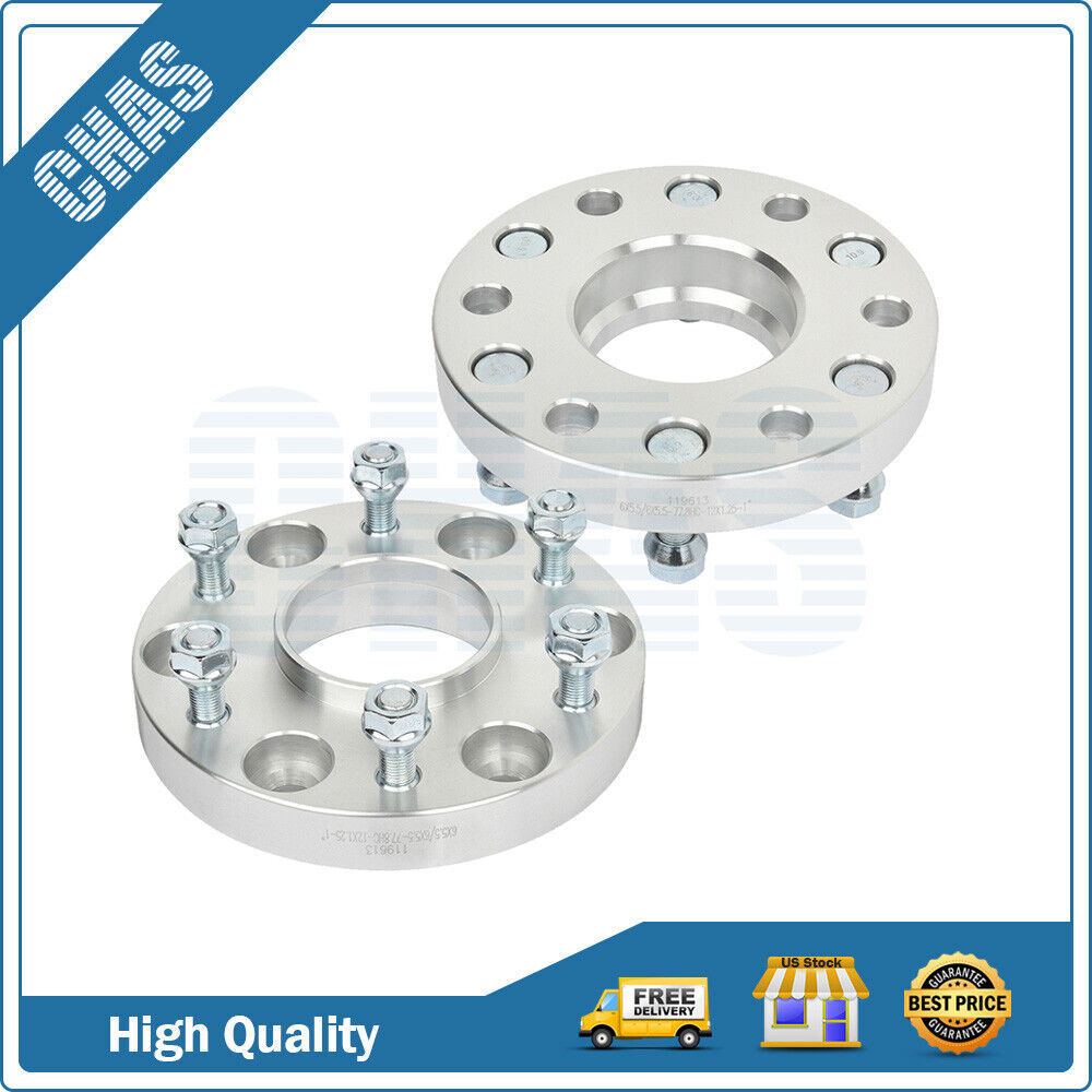 (2) 6x5.5 Hubcentric Wheel Spacers 1\