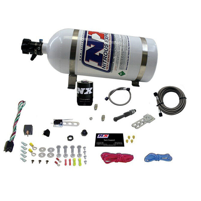 Nitrous Express for Dry EFI Single Nozzle Nitrous Kit (35-150HP) w/10lb Bottle