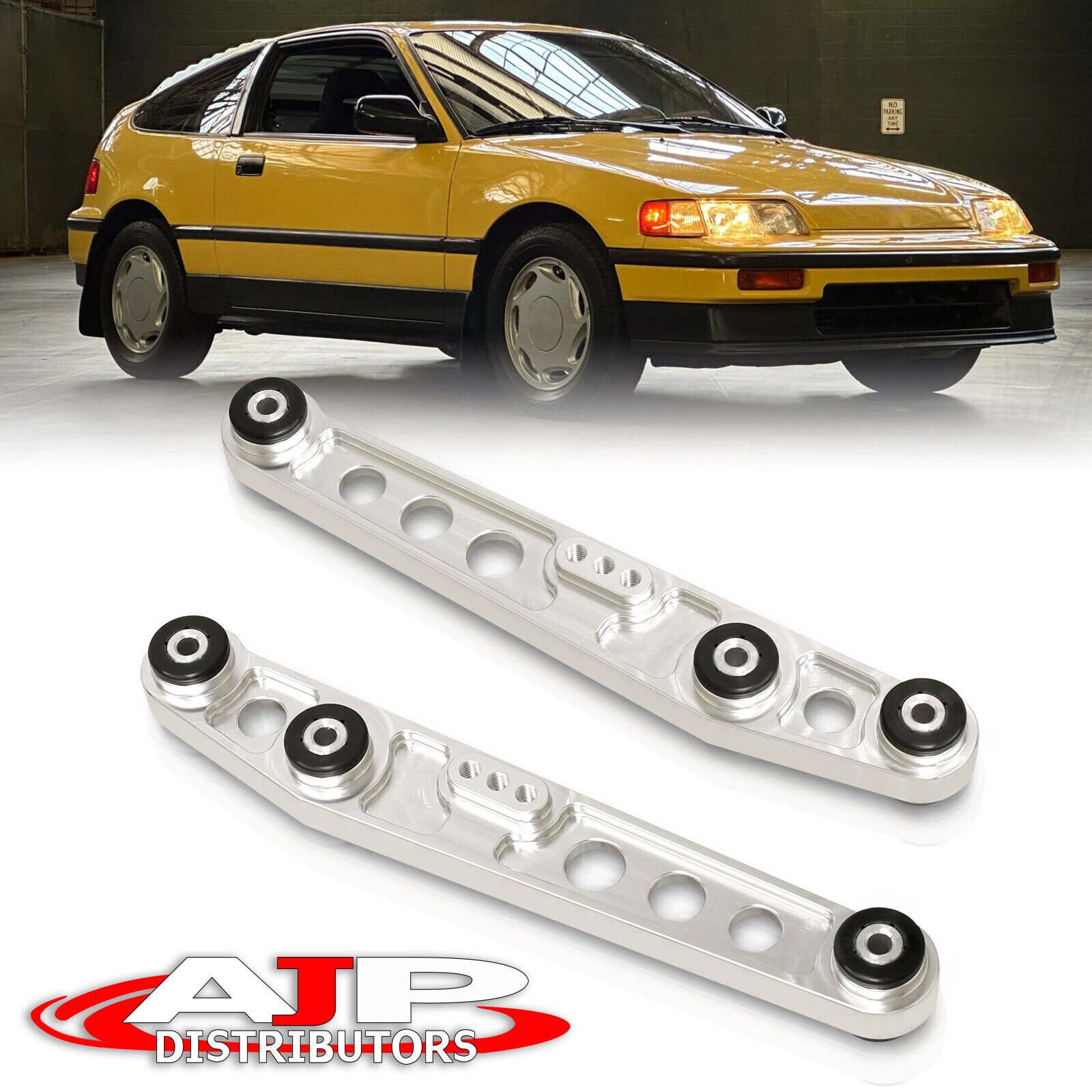 Silver JDM LCA Lower Control Arms Kit For 88-95 Civic EF EG6 / 94-01 Integra DC2