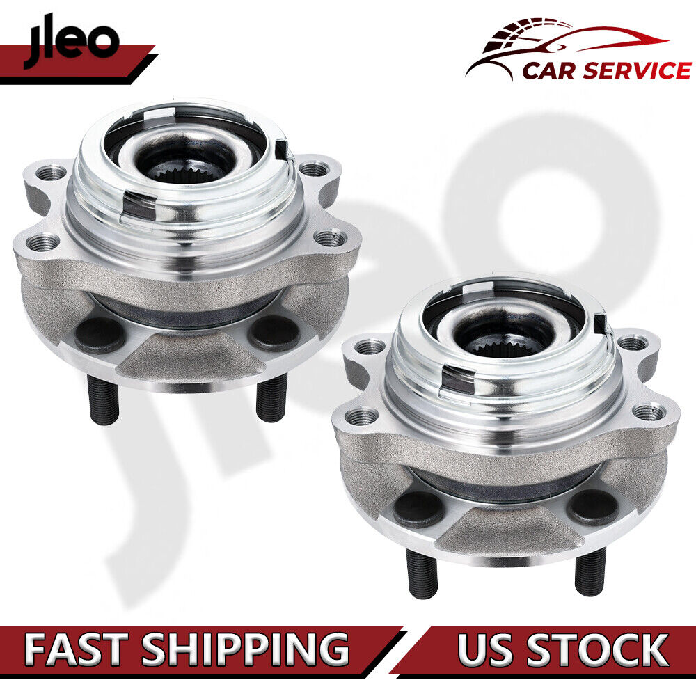 2x Front Wheel Bearing Hubs for 2007 2008 2009 2010 2011 2012 2013 Nissan Altima