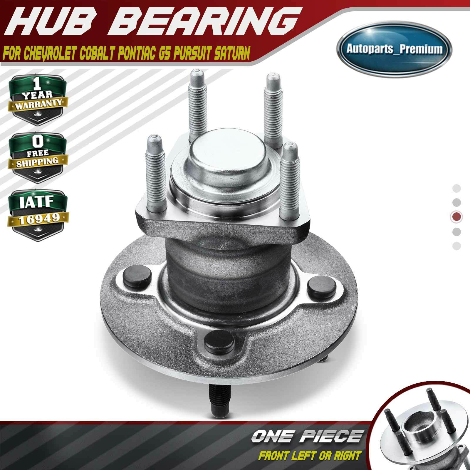 Front LH or RH Wheel Bearing Hub Assembly for Chevy Cobalt 05-10 Pontiac Pursuit