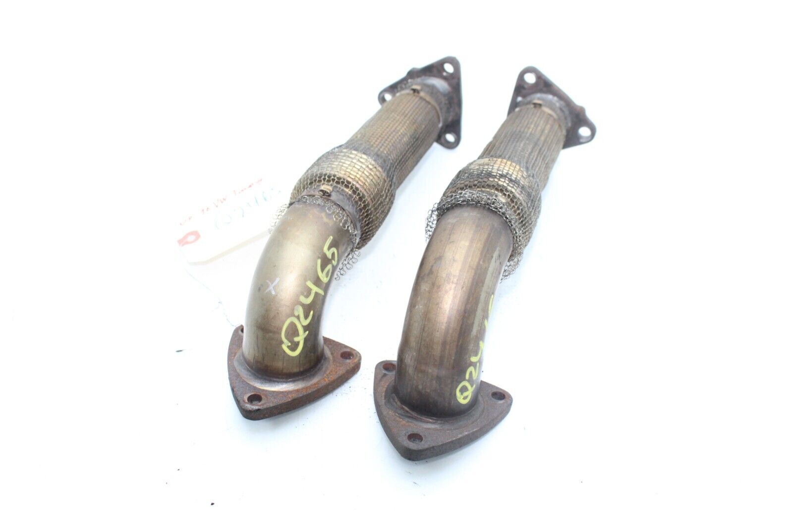 09-12 VOLKSWAGEN TOUAREG EXHAUST MANIFOLD PIPES PAIR Q2465
