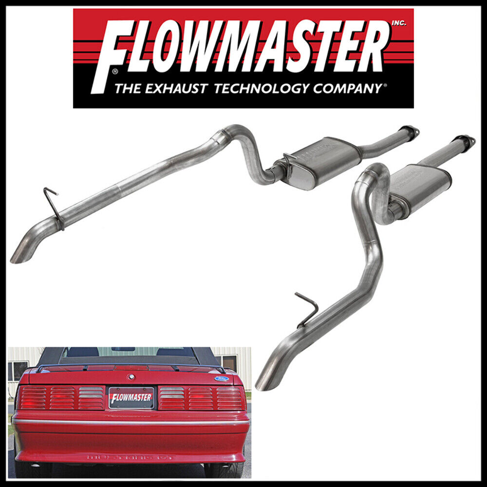 Flowmaster FlowFX Cat-Back Dual Exhaust System Fits 1987-1993 Ford Mustang GT