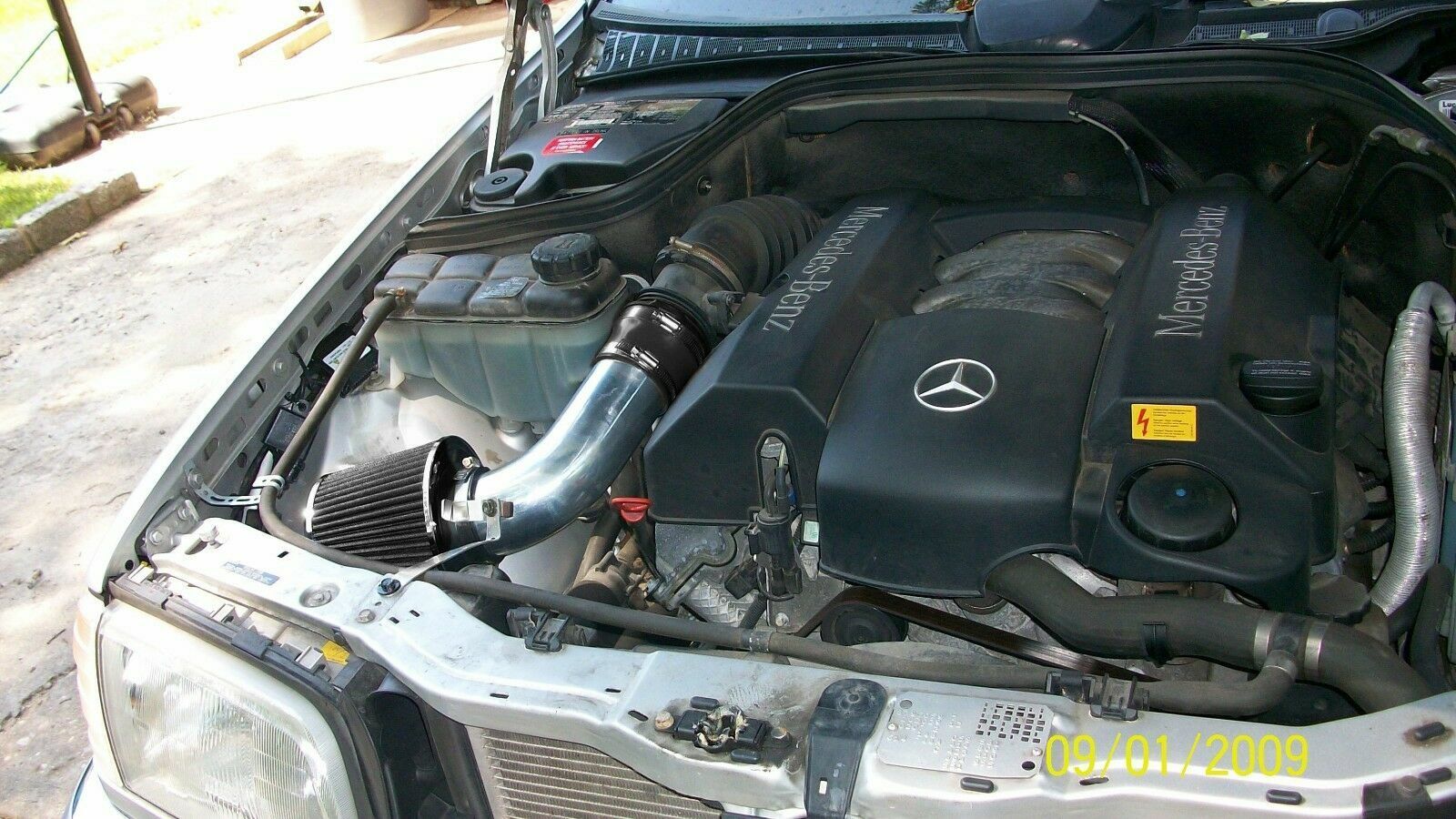 BCP BLACK 1998 1999 2000 Mercedes Benz C220 C230 C280 Short Ram Racing Intake