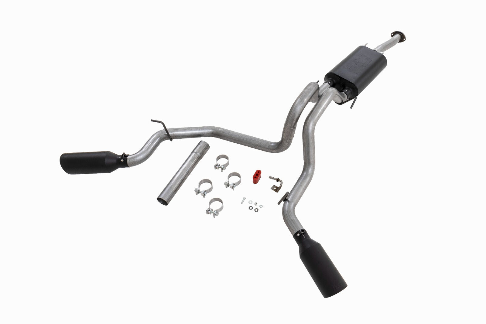 Rough Country Dual Cat-Back Exhaust for 2016-2023 Toyota Tacoma | 3.5L - 96016