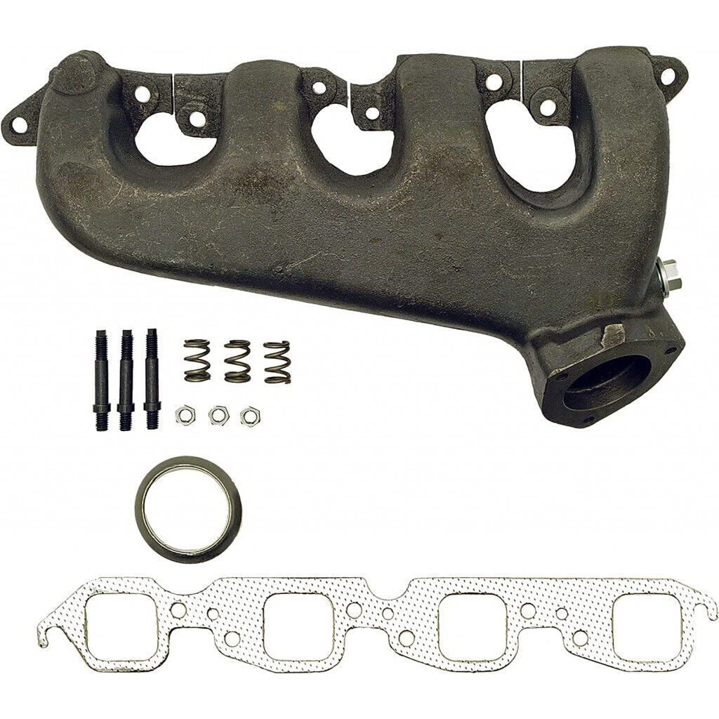 For Chevy C70/C60 1990 Exhaust Manifold Kit Driver Side | Natural | Cast Iron