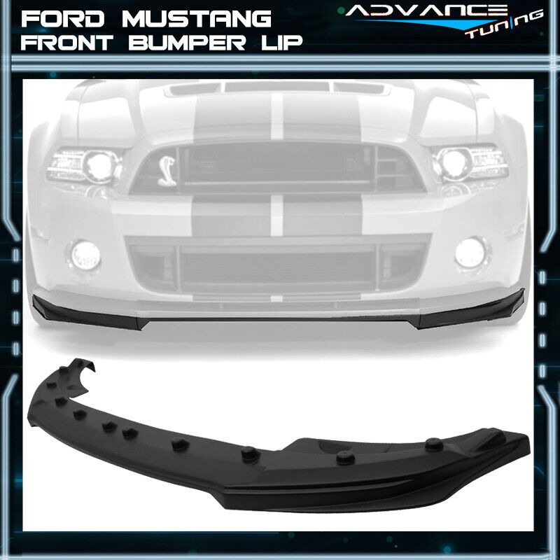 Fits 10-14 Mustang Shelby GT500 OE Style Front Bumper Lip Spoiler Unpainted PP