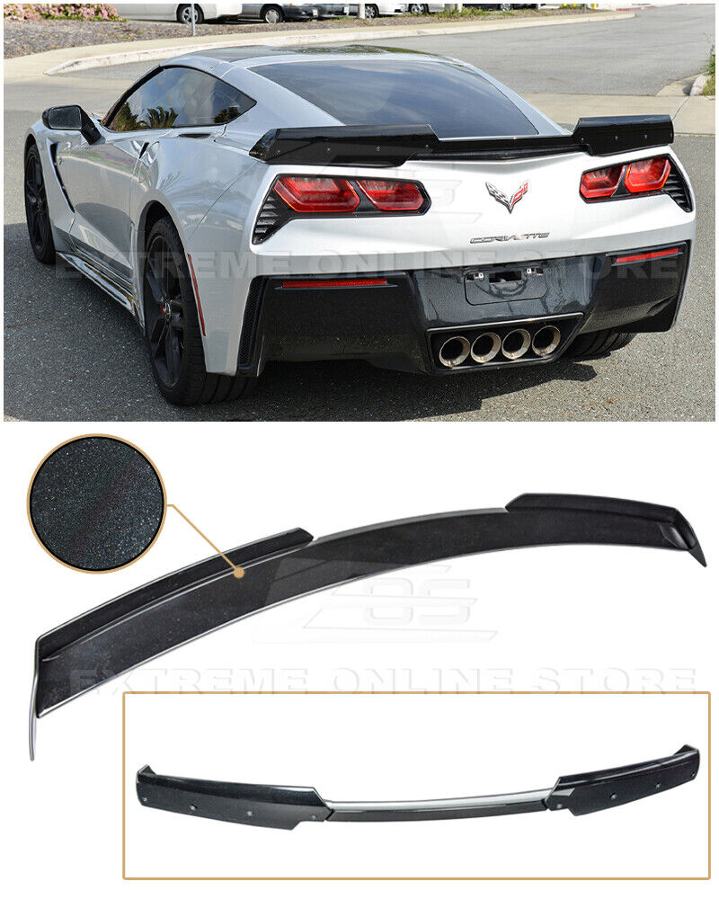 For 14-19 Corvette C7 | Z06 Stage 2 PAINTED CARBON FLASH Rear Trunk Lid Spoiler
