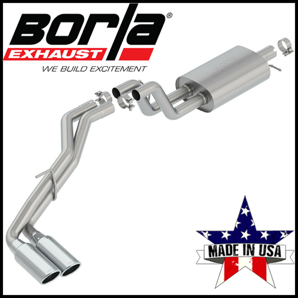 Borla 140789 S-Type Cat-Back Exhaust System Fits 2019-2024 Ford Ranger 2.3L