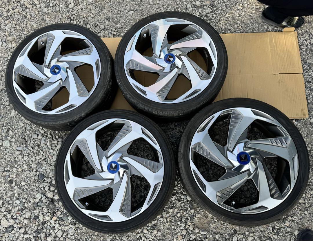 JDM 50 Prius 18 inch Modelista wheels 4wheels set with cap No Tires