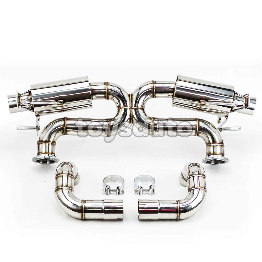 Rev9 Stainless Catback Exhaust 76mm Tip + X Pipe for Audi R8 4.2L V8 08-15