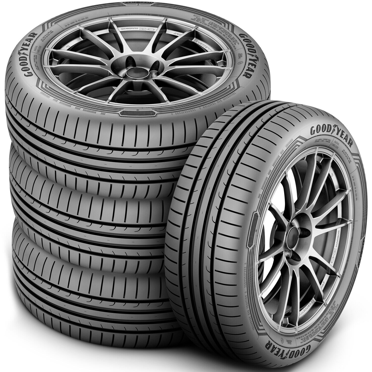 4 Tires Goodyear Eagle Sport 2 205/55R16 91V Performance