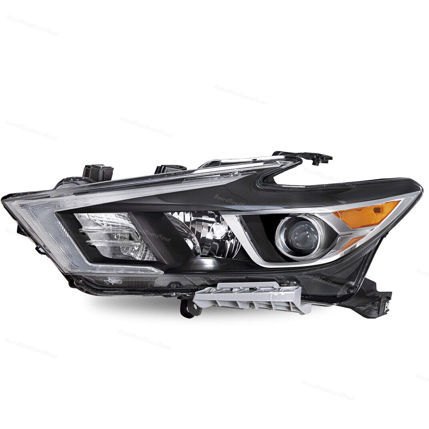 Headlight For 2016-2018 Nissan Maxima S SL SV projector Halogen w/ LED DRL LEFT