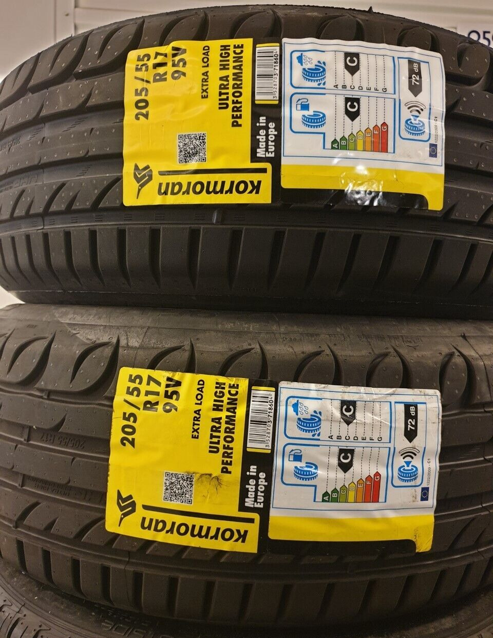 2X NEW CAR TYRES TAURUS BY MICHELIN 205/55/17 205 55 ZR17 XL 95V UHP 205 55 17