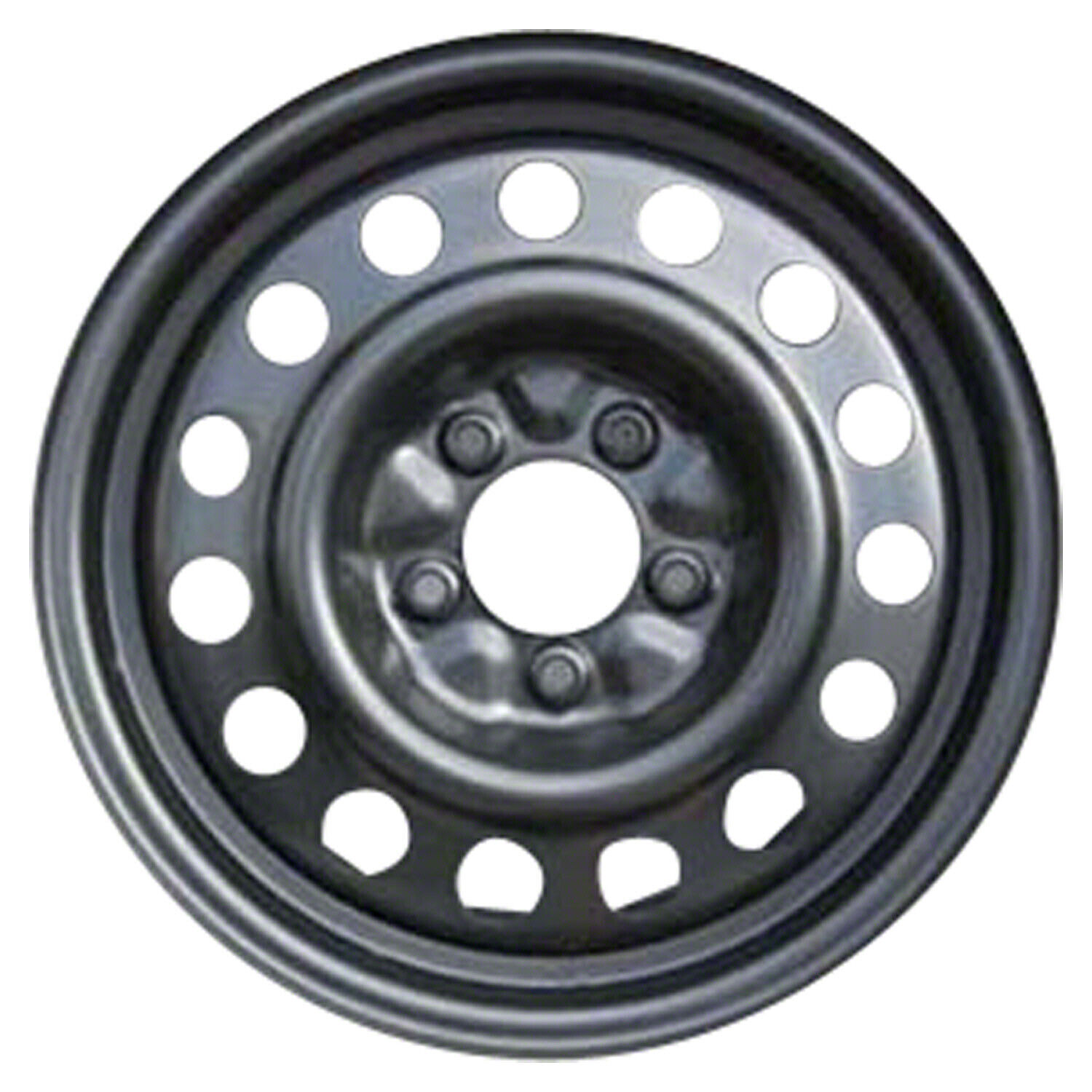 74612 Reconditioned OEM 16x6.5 Black Steel Wheel fits 2009-2010 Kia Rondo