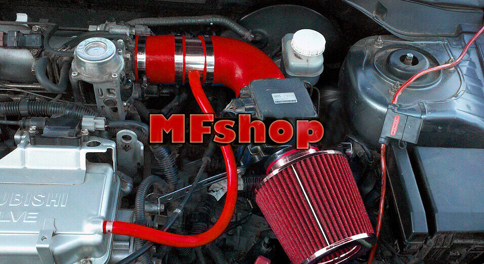 RED For 2002-2006 Mitsubishi Lancer 2.0L 4cyl OZ LS ES Air Intake + Filter