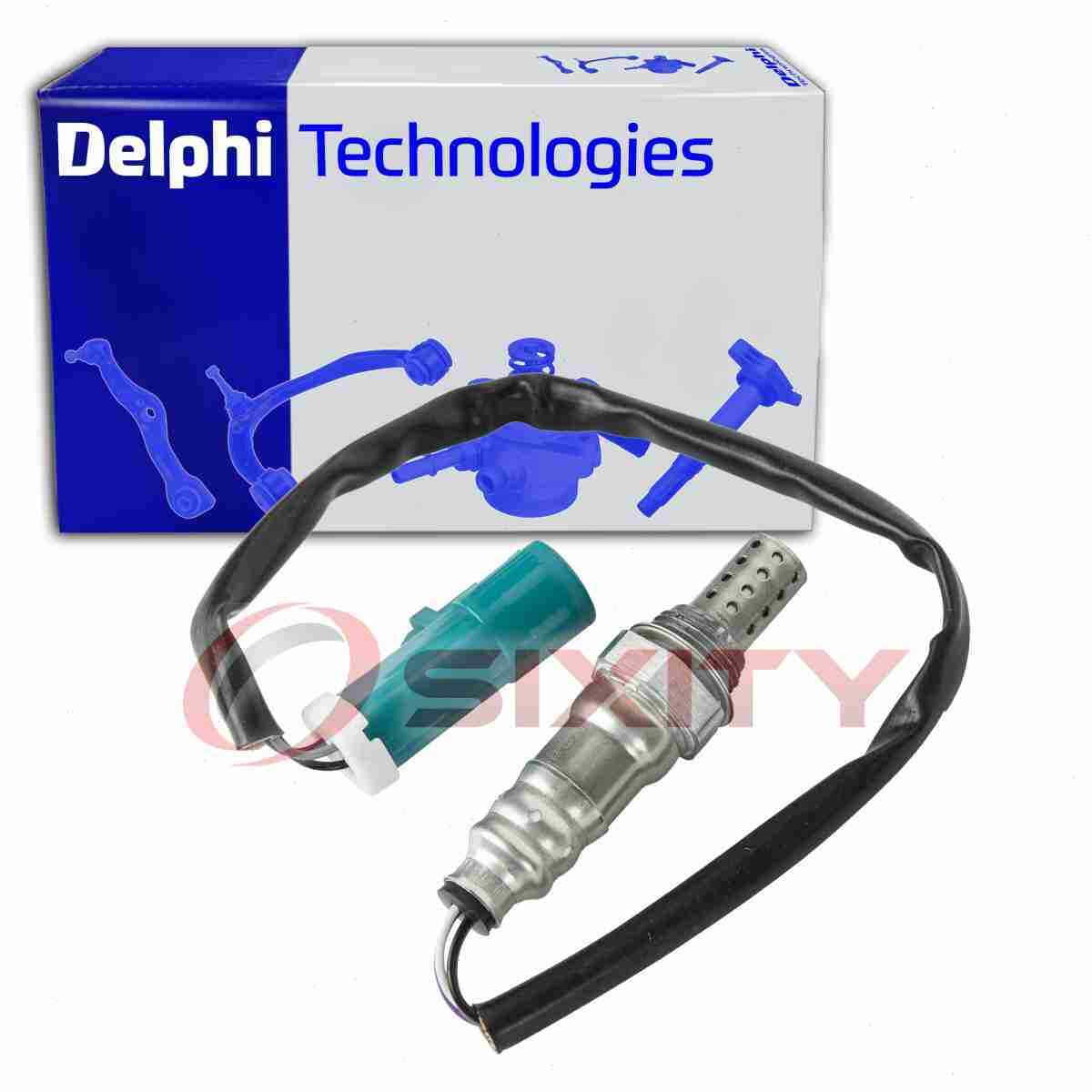Delphi Oxygen Sensor for 1993-1994 Lincoln Mark VIII Exhaust Emissions js