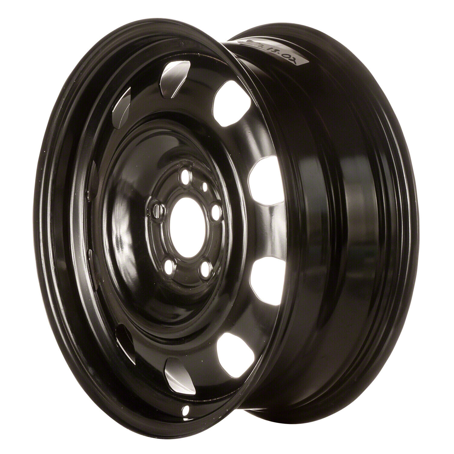 02356 Reconditioned Factory OEM Steel Wheel 17x6.5 Black Full Painted