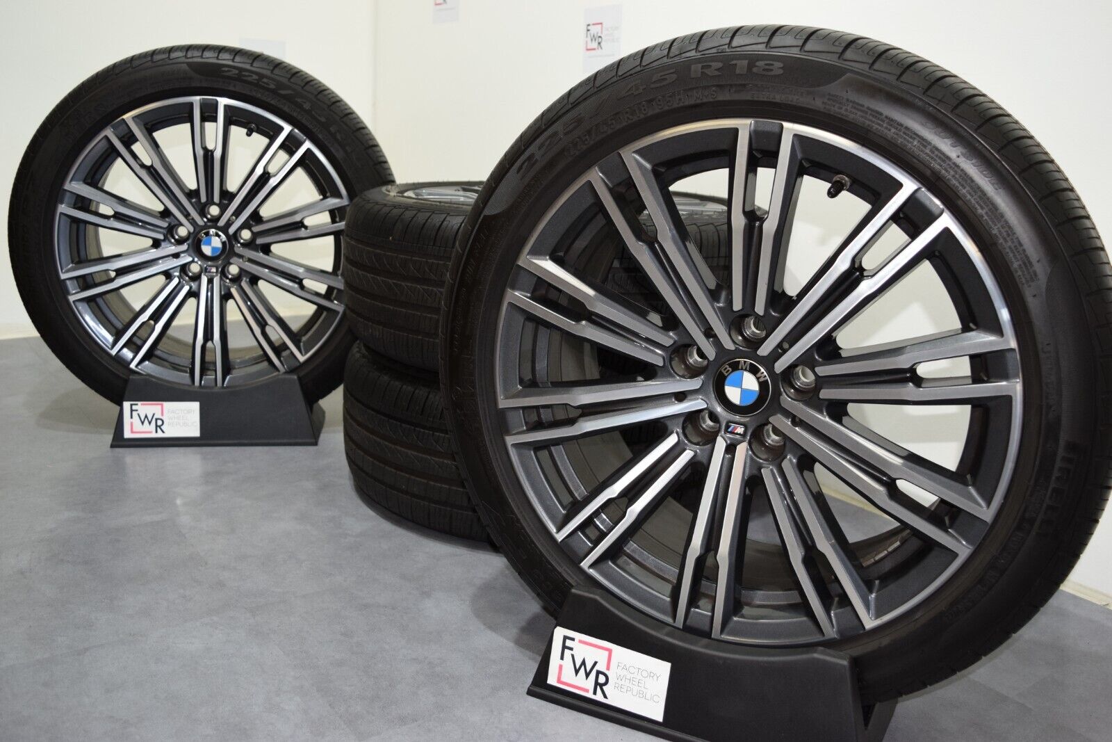 18 BMW 330i M340i Wheels rims tires G20 320ix 325ix 325i  Factory OEM 790M 86493