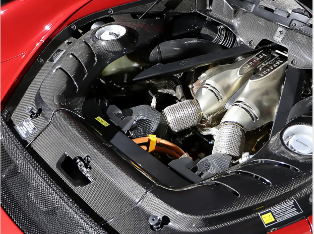 Ferrari Gloss Carbon fibre Air Filter Boxes 296 GTB
