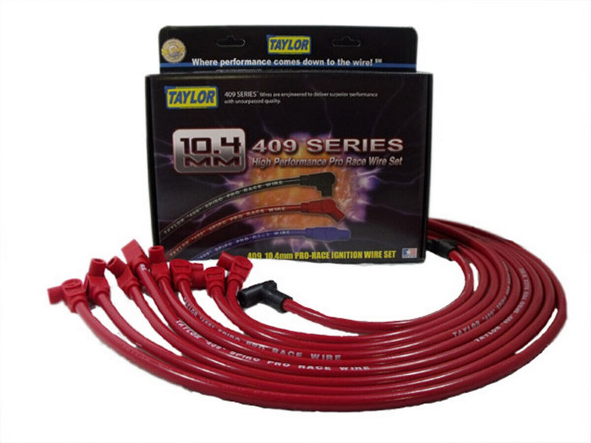 Race-Fit 409 Plug Wire Red SBC HEI Under Header