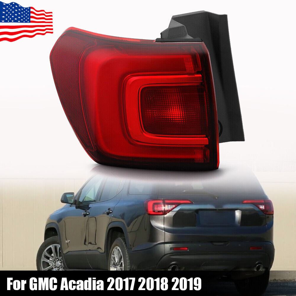 Left Driver Red LED Rear Tail Lights Brake Taillamp For GMC Acadia 2017 18 2019
