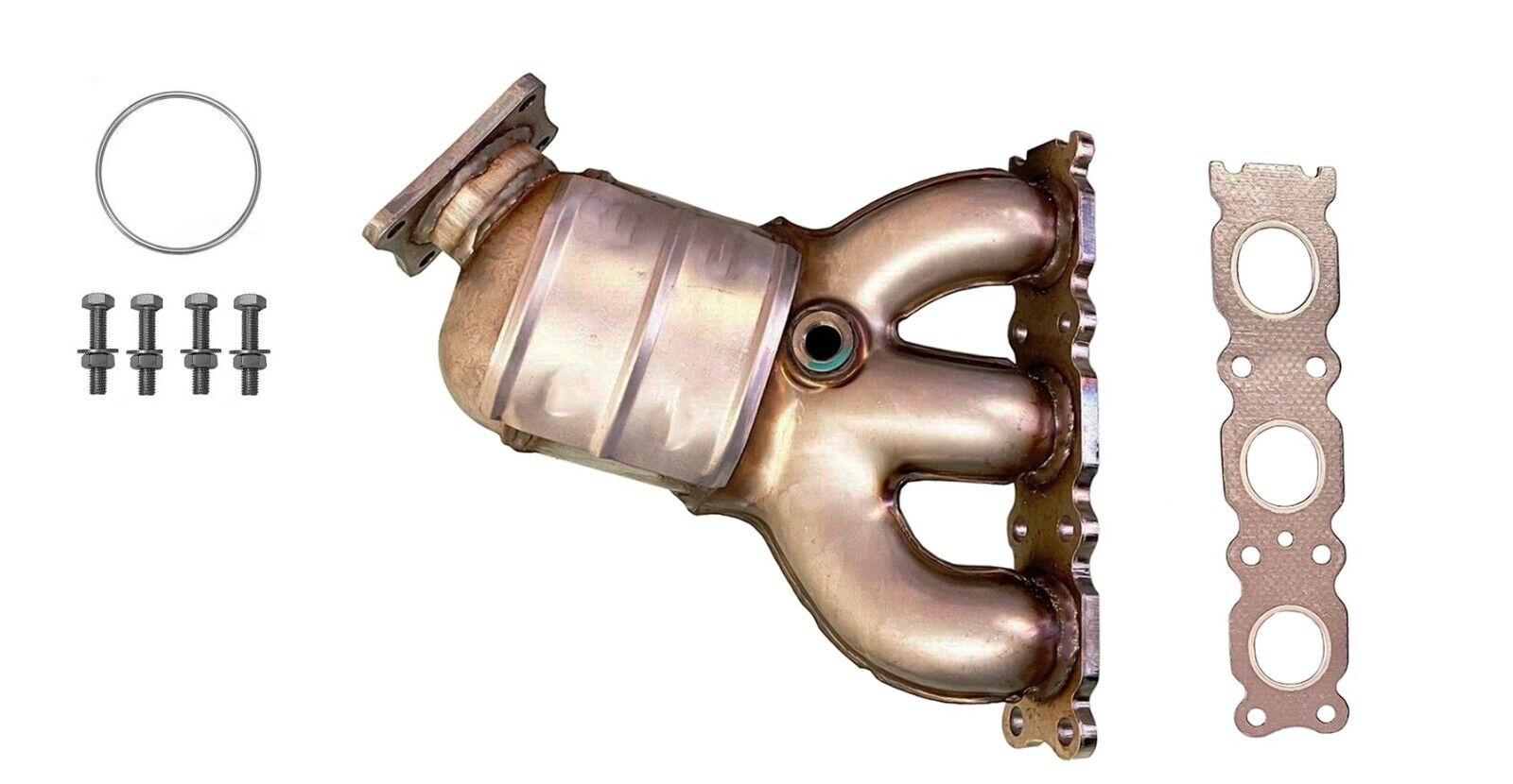 Exhaust Manifold Catalytic Converter Rear Fits Land Rover LR2 3.2L 2008-2012