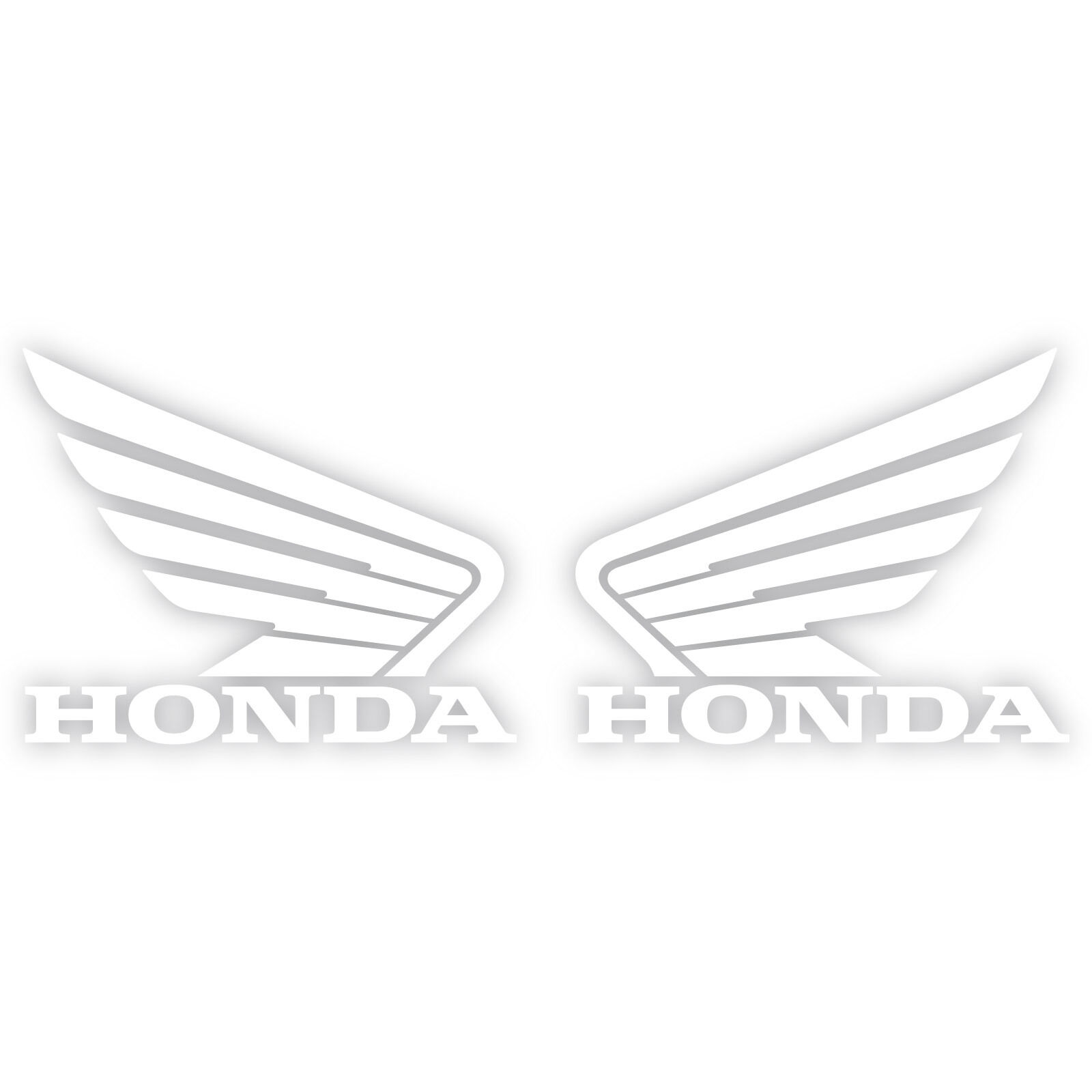 2x Honda Motorcycle Wing Logo 6\