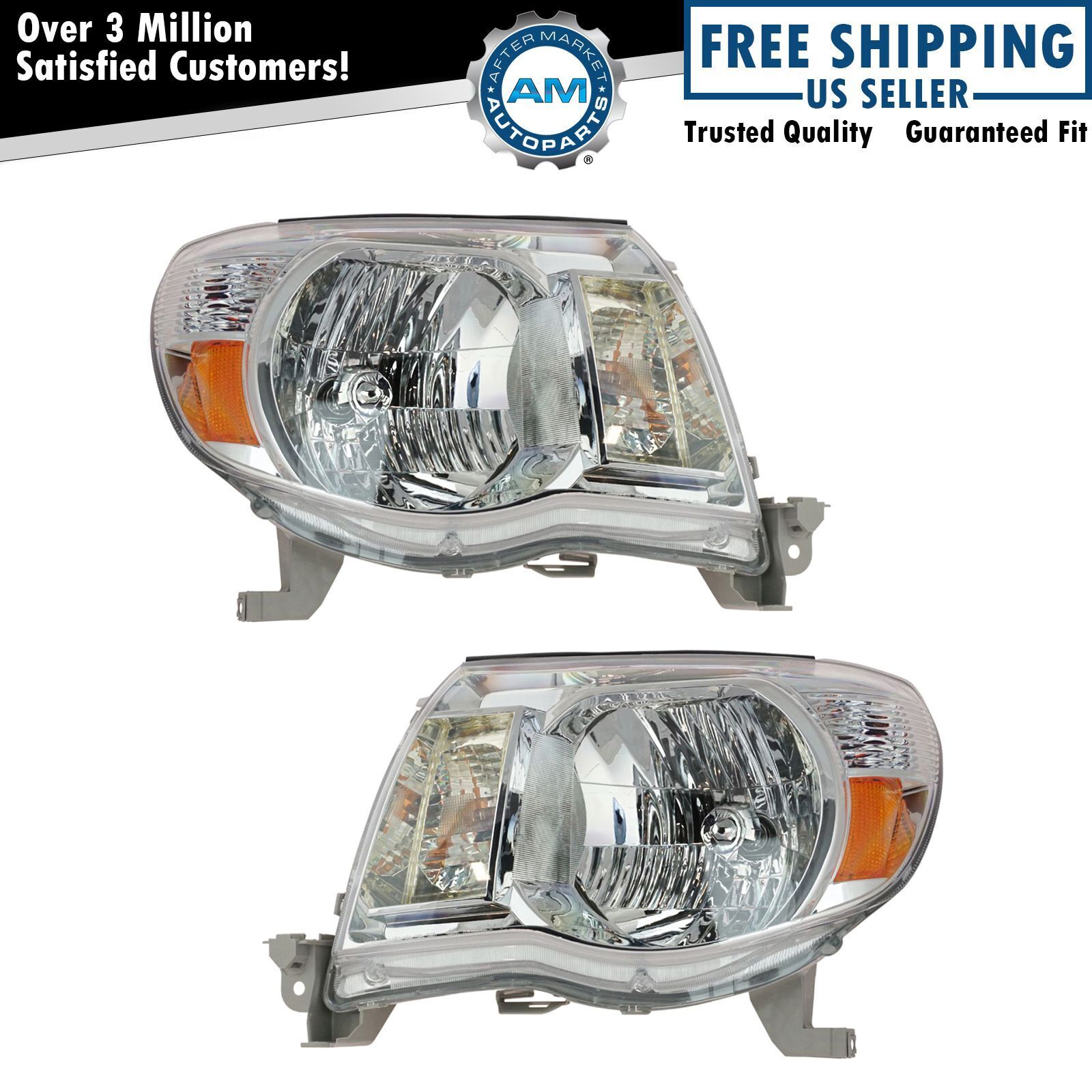Headlight Set Left & Right For 2005-2011 Toyota Tacoma TO2502157 TO2503157