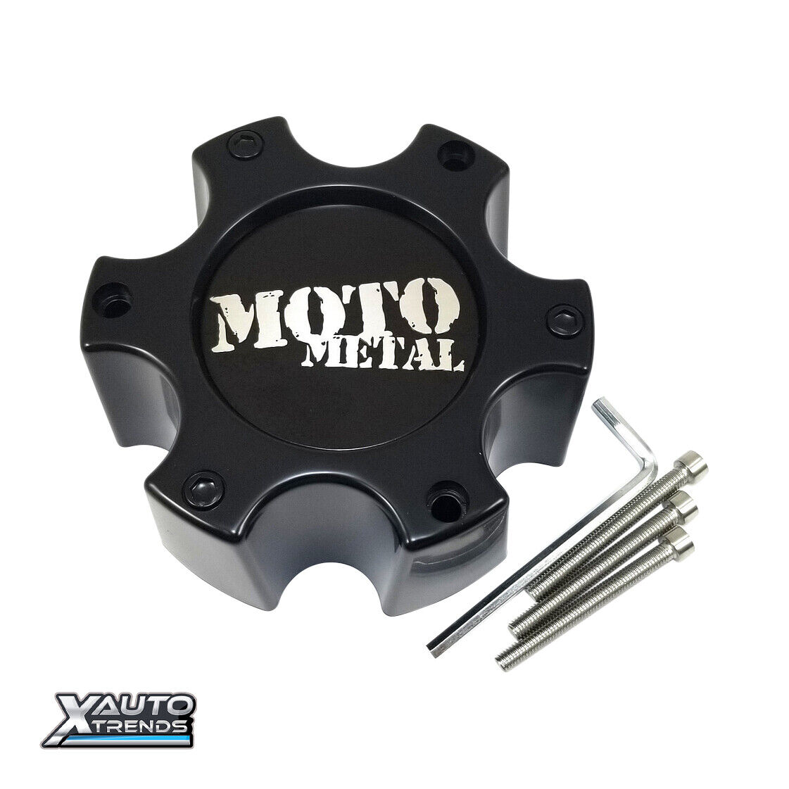Moto Metal Wheel Center Cap Satin Black 306B1396HYB003