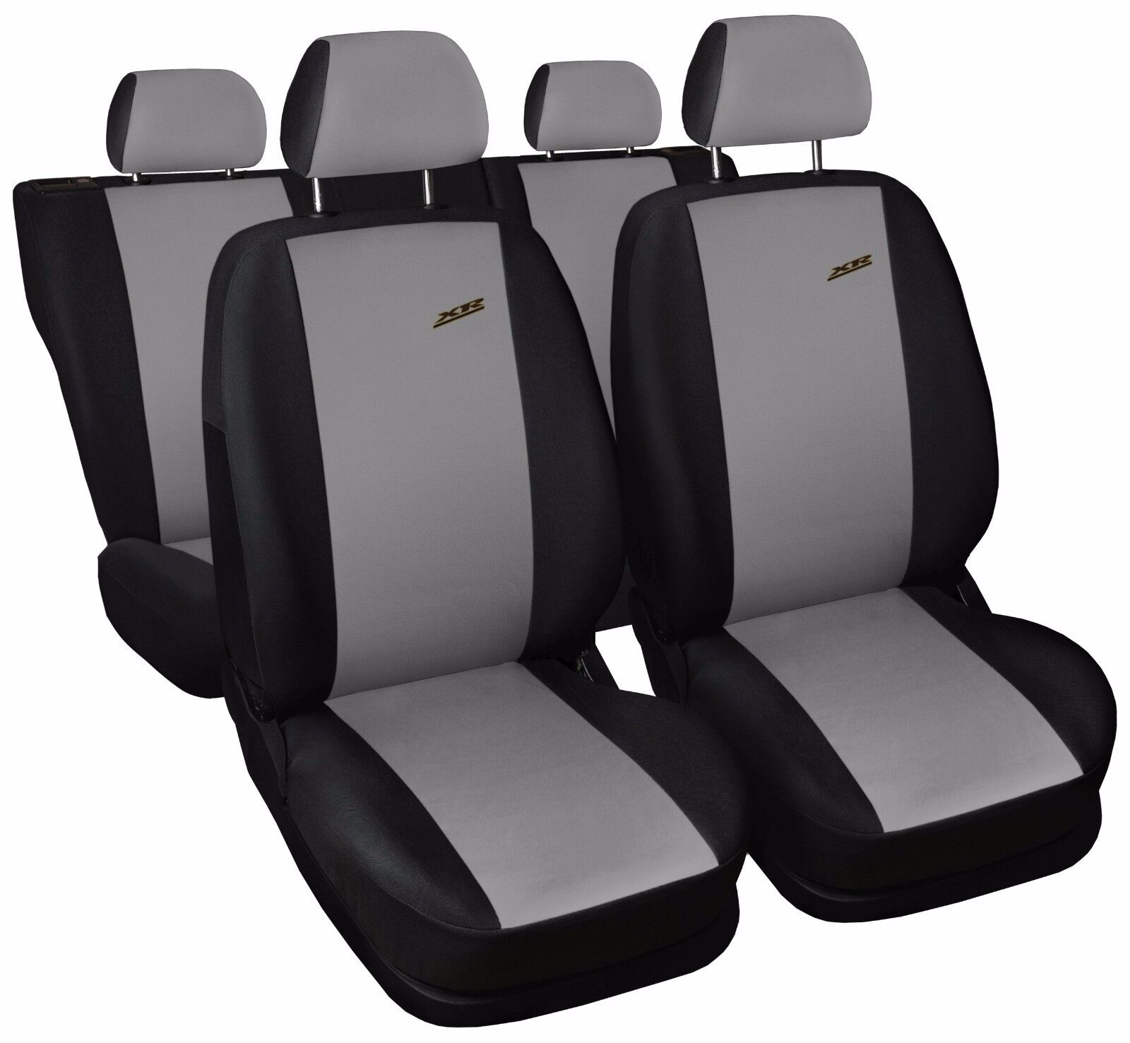 Car seat covers fit Seat Ibiza - XR black/grey full set sport style