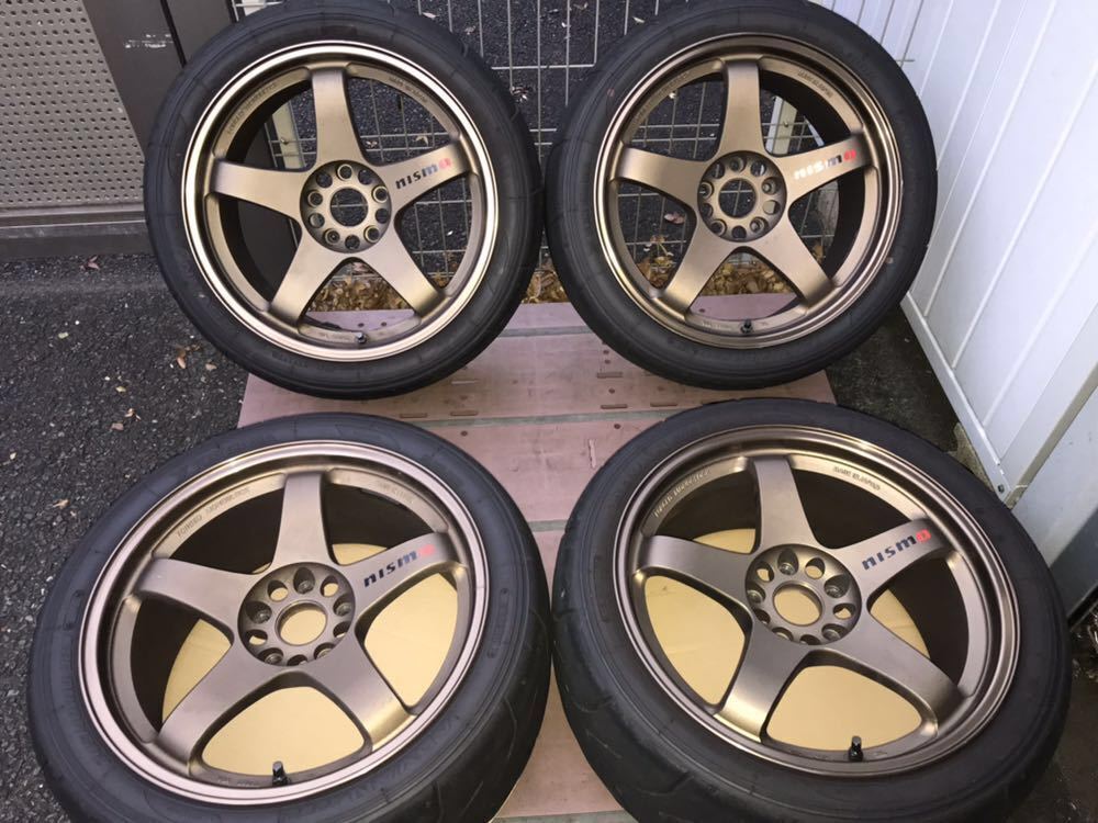 JDM RAYS NISMO LMGT4 GT-R Size 4Wheels No Tires 18x9+22 5x114.3 Bronze