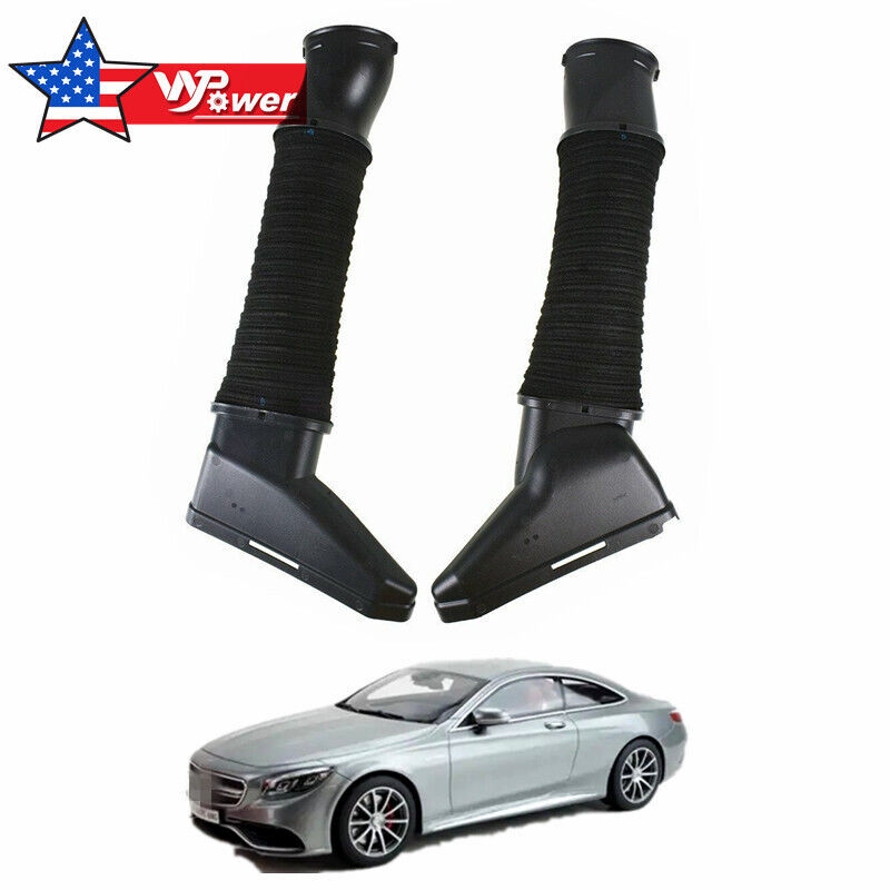 2 New Air Intake Hoses Left & Right For Mercedes-Benz S550 S63 AMG 2014-2017
