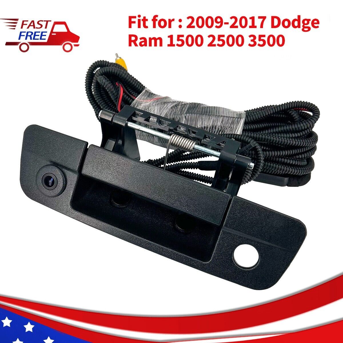 Tailgate Handle rear view  Backup Reverse Camera For 2009-17 Dodge Ram 1500 2500