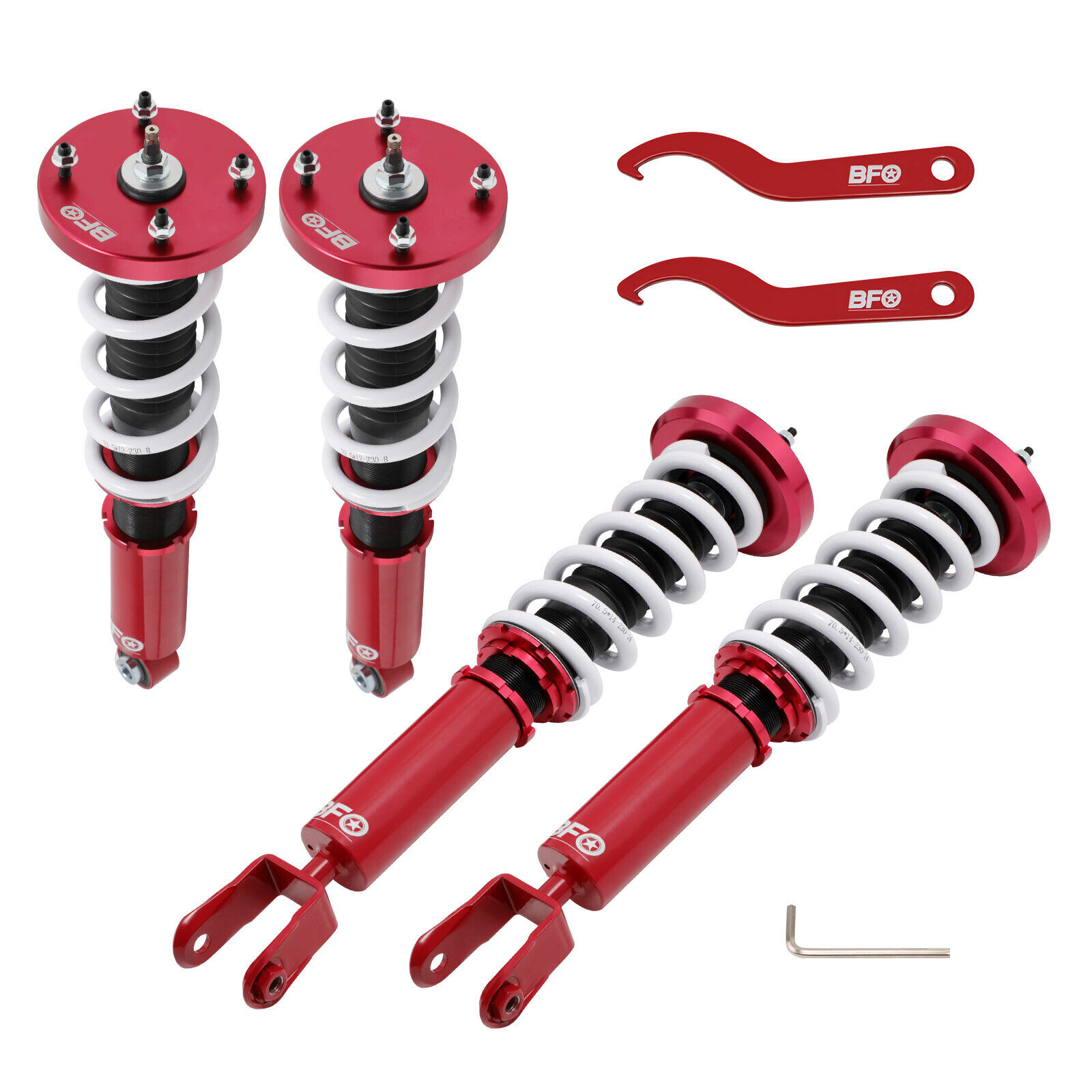 Air Suspension to Coil Spring Coilover Kit For Jaguar XJ8 2003-09 X350 X358