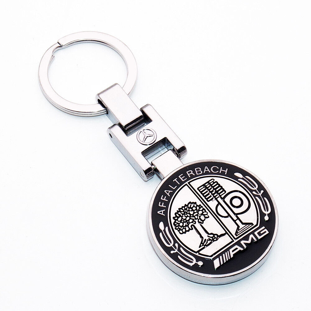 NEW 3D Mercedes-Benz AMG Sport Logo Alloy Car Home Keychain Ring Decoration Gift