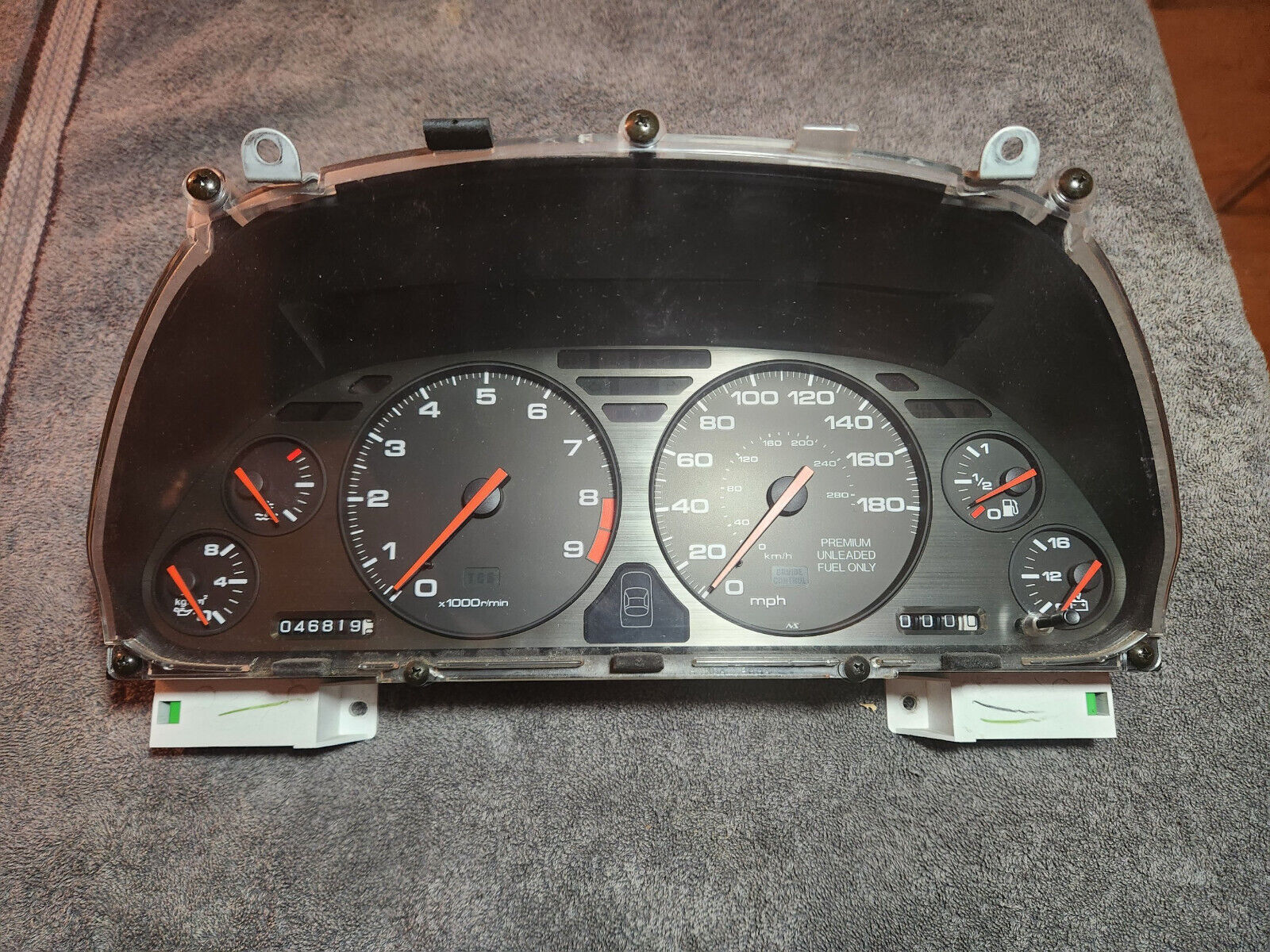 Acura NSX Instrument Cluster Near Mint Condition Only 46K Miles From \'93 5 Speed