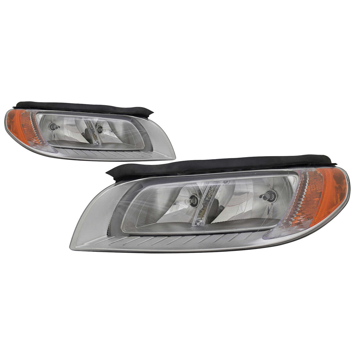 Left And Right Halogen Headlight Set For Volvo S80 V70 XC70 CAPA Certified