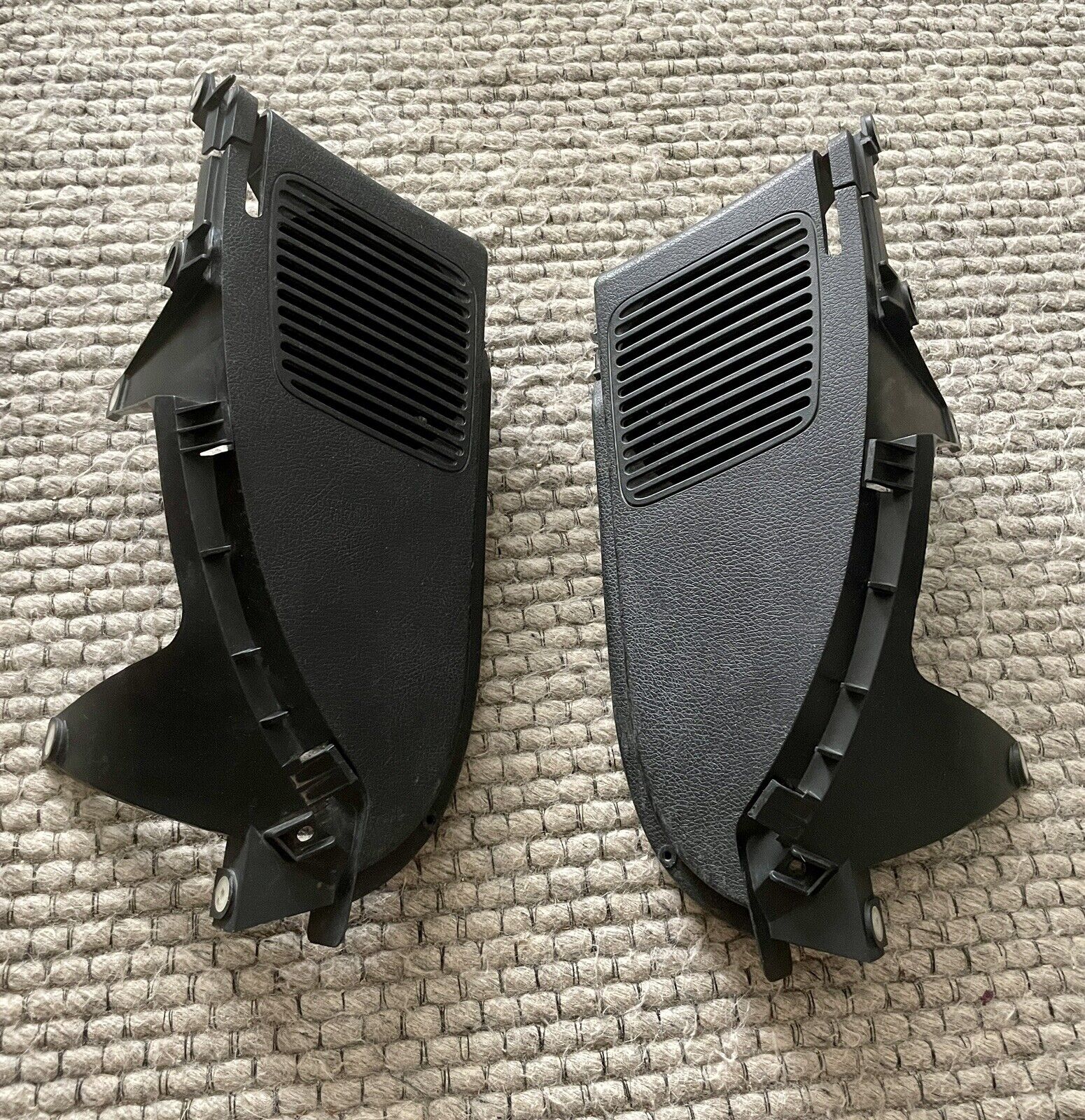 BMW E36 Compact 318ti Speaker Cover Rear Shelf Left/Right Set Pair OEM Black